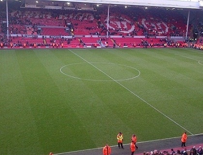 utsikt fra Premier Club seter, kenny dalglish stand