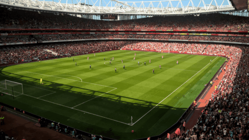 Club level utsikt Emirates stadion