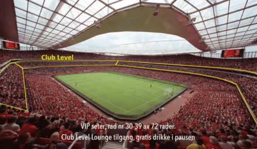 Arsenal billetter og fotballreiser