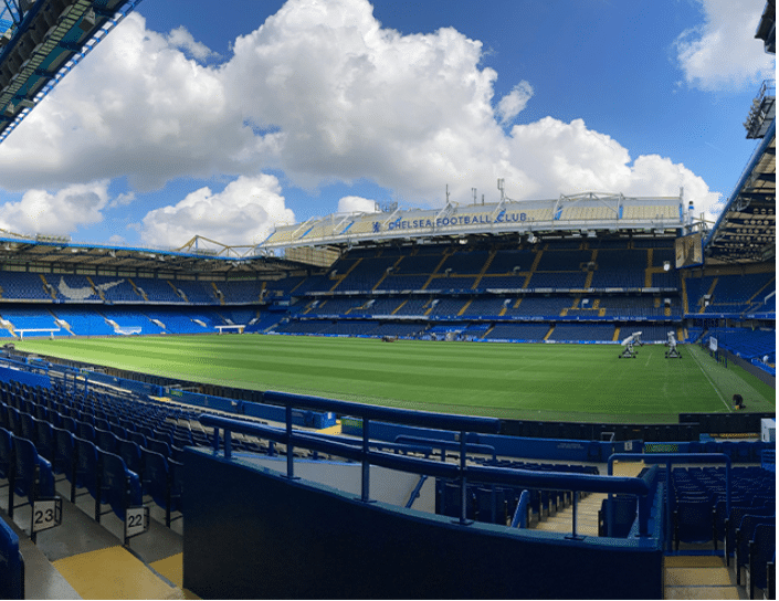 Sitteplasser Stamford Bridge West Upper WU7 Chelsea – utsikt fra langsiden