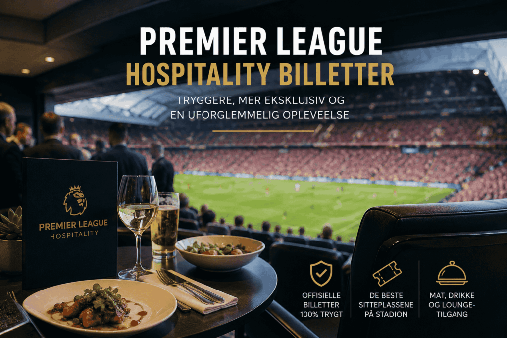 Premier League hospitality billetter og opplevelser. De beste plassene på stadion, Klubbene opplegg for turister. Forskjell prisklasser også rimelige og folkelig pakker.
