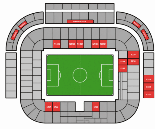 Man Utd sete kart våre plasser
