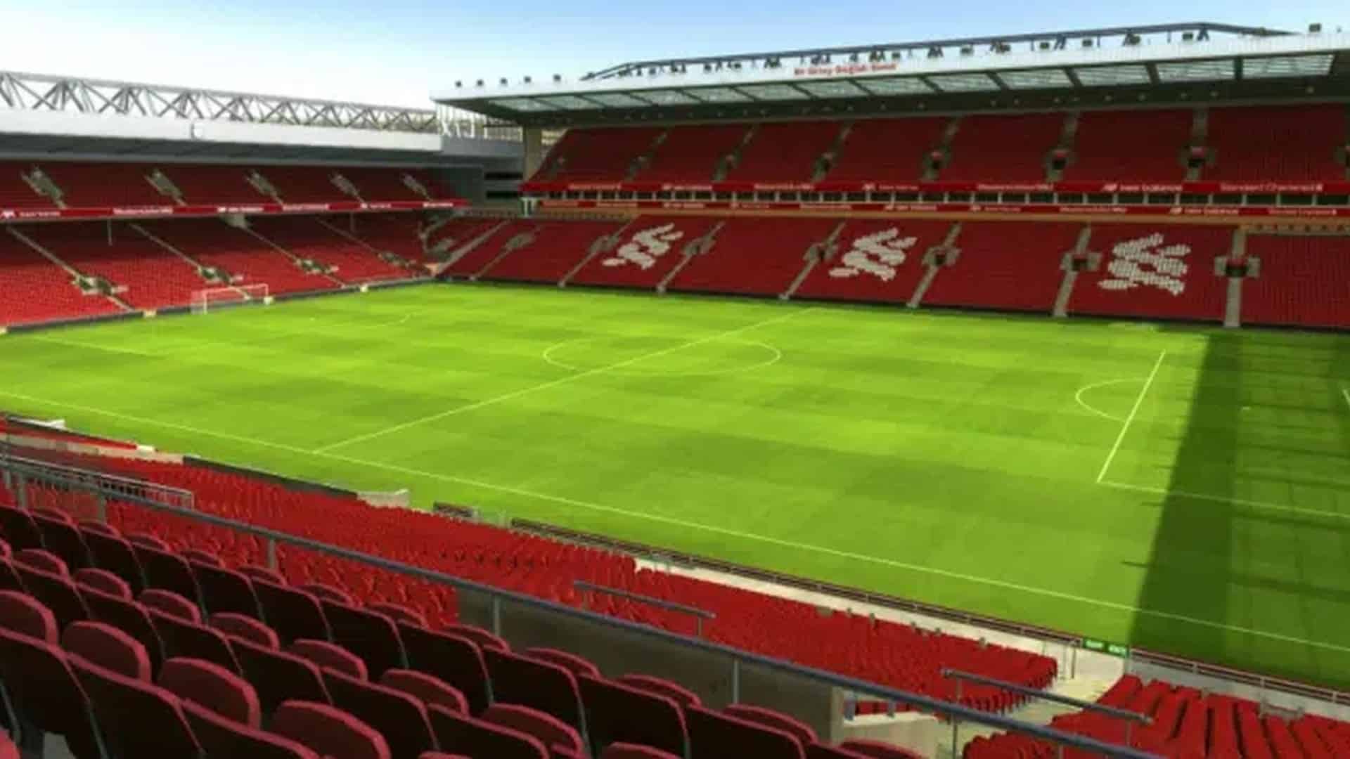 Billetter liverpool - utsikt fra seter på Main stand